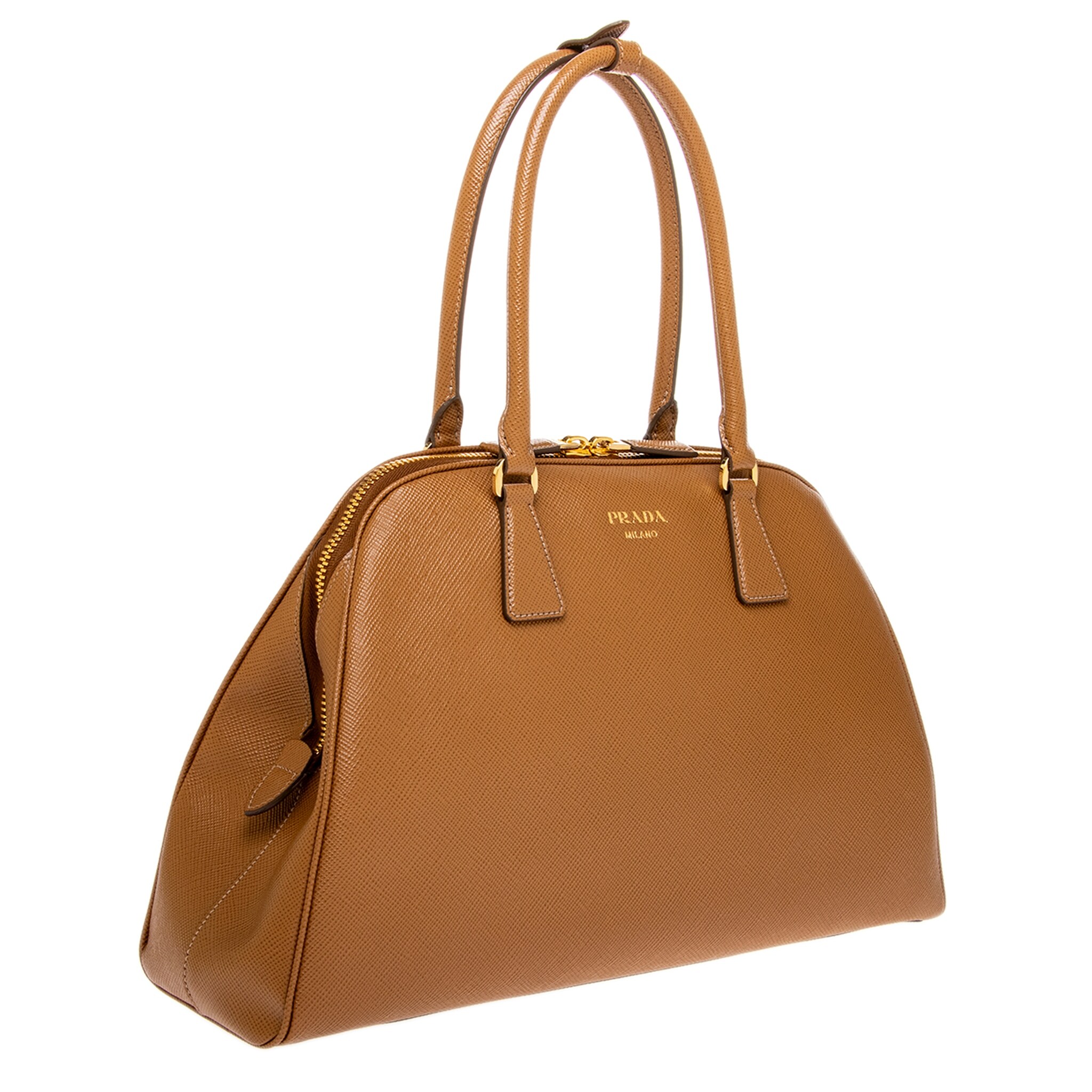 Prada Large Saffiano Leather Bag - Overstock - 43857789