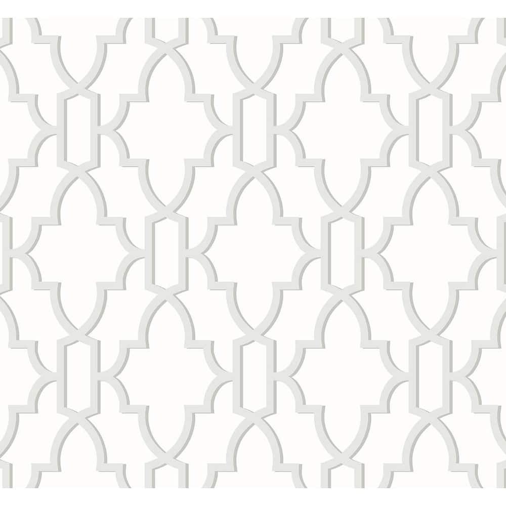 Luxe Haven Coastal Lattice Peel and Stick Wallpaper
