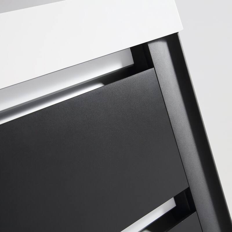 Willa 36" Single Bathroom Vanity Set with LED Lights