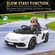 preview thumbnail 1 of 32, 12V Licensed Lamborghini Electric Vehicles Battery Powered Sports Car White
