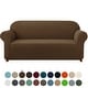 preview thumbnail 26 of 89, Subrtex 1 Piece Sofa Slipcover Stretch Spandex Furniture Protector Coffee