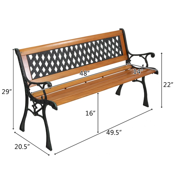 Hardwood garden love hotsell seat