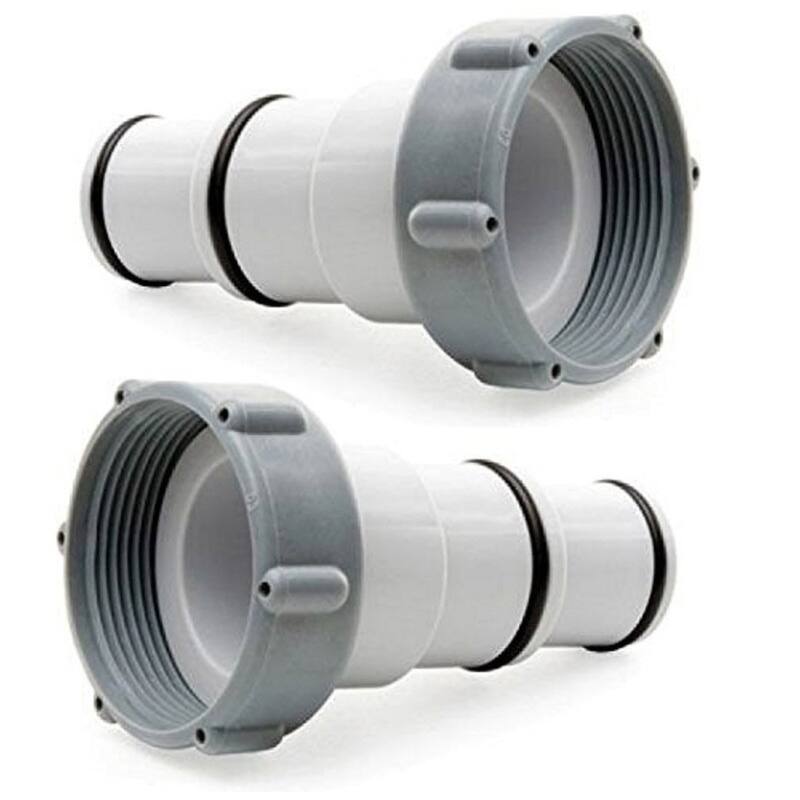 Intex Replacement Hose Adapter A 2 Pack and 1.5” Diameter Pool Pump Hose 2 Pack - 0.29
