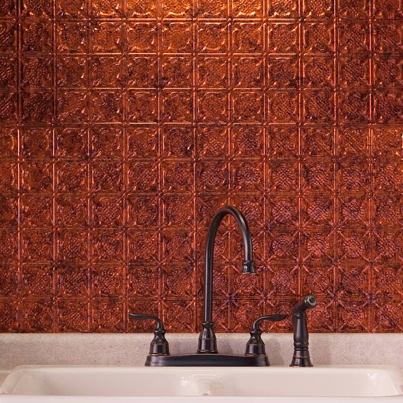 FASÄDE Traditional Style 6 Decorative Vinyl Backsplash Panel
