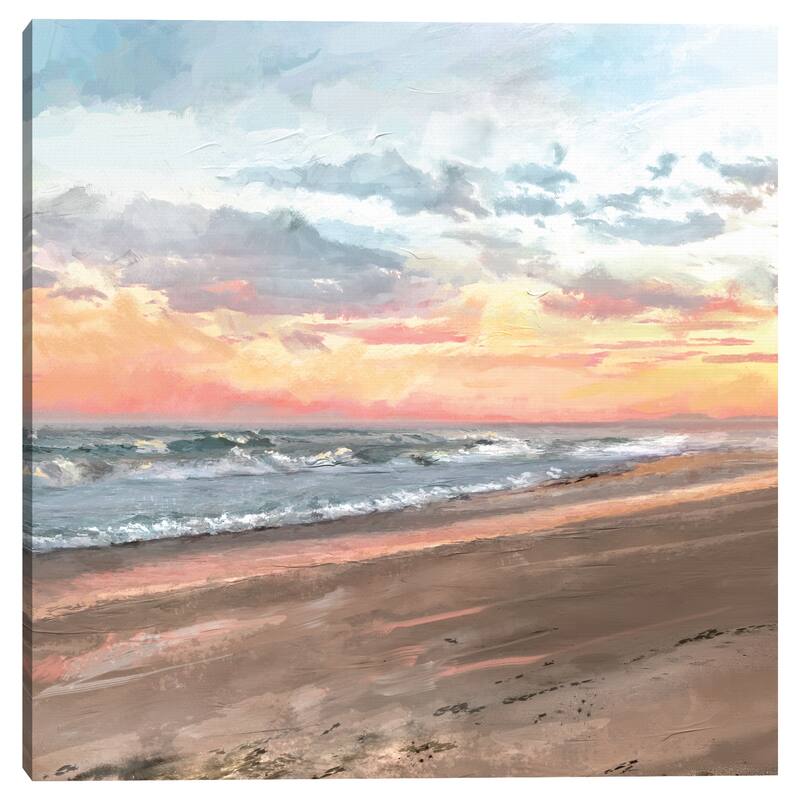 Tangerine Sky by Studio Arts Canvas Art Print