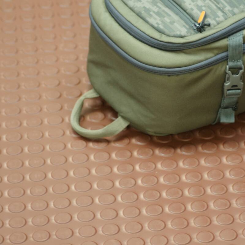 Rubber-Cal Coin-Pattern Thermoplastic Flooring