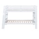 preview thumbnail 8 of 14, Twin over Twin Bunk Bed with Shelves and Built-in Ladder