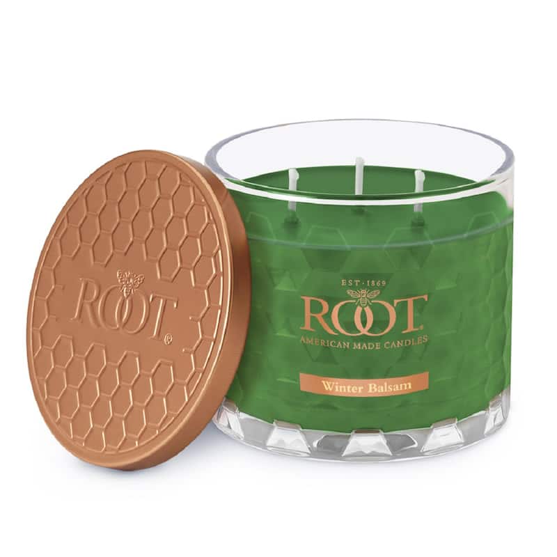 Root Winter Balsam Scented 3-Wick Signature Honeycomb Jar