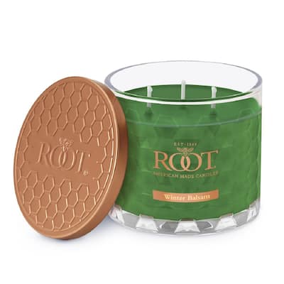 Root Winter Balsam Scented 3-Wick Signature Honeycomb Jar