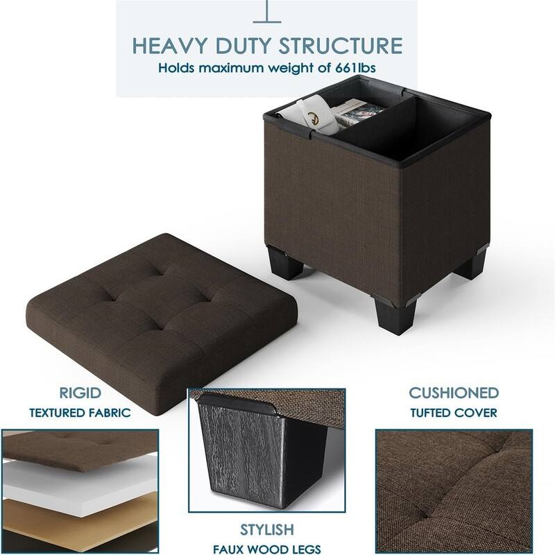 Storage Bin, 15-In Square
