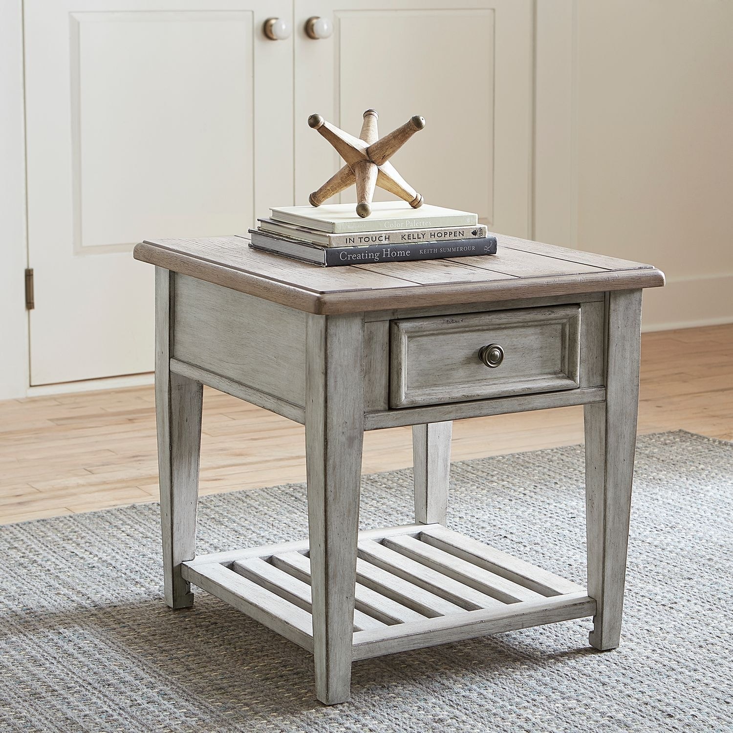 Off white end tables for sale deals