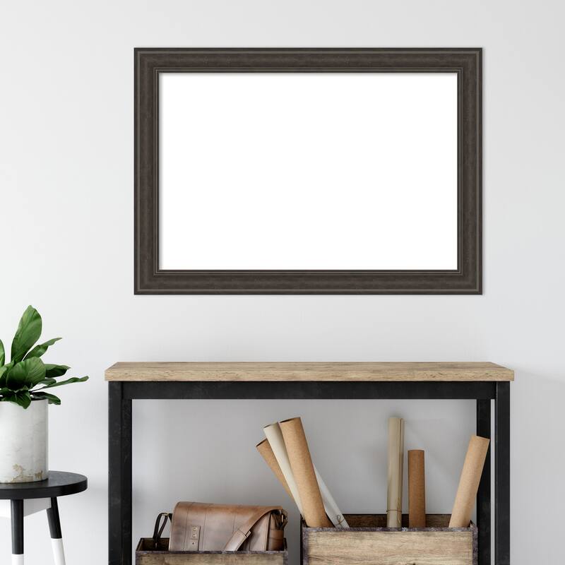 Amanti Art Shipwreck Black Framed Dry Erase Magnetic Board