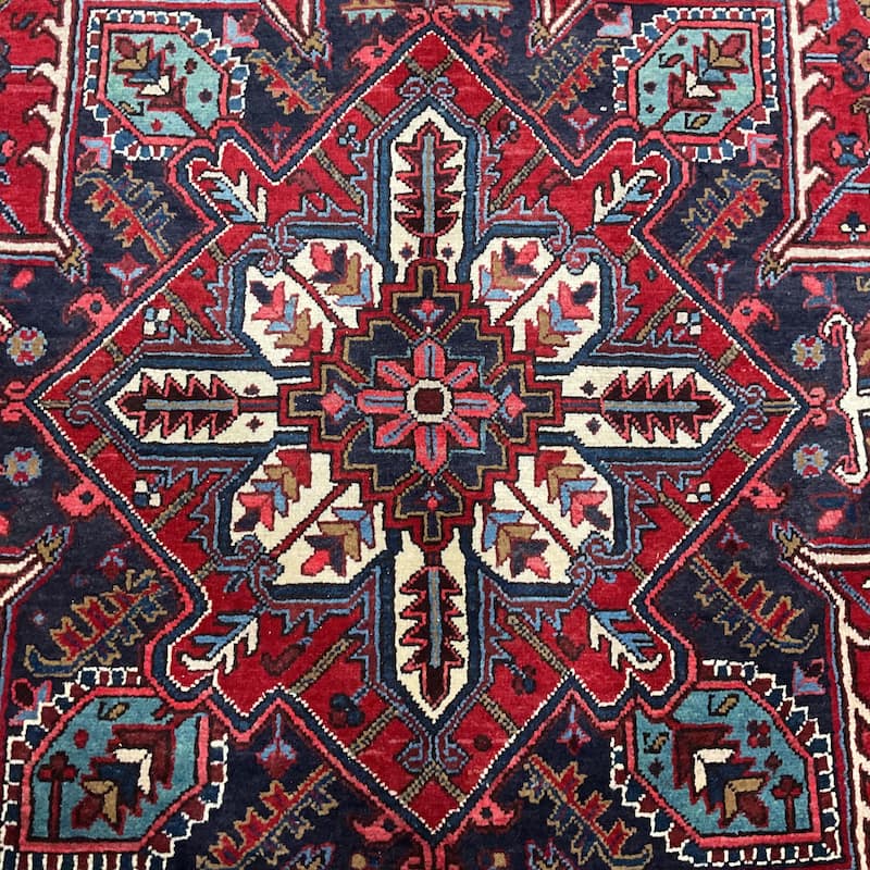 HERAT ORIENTAL Handmade Fine Heriz Rug - 7'11" x 11'4"