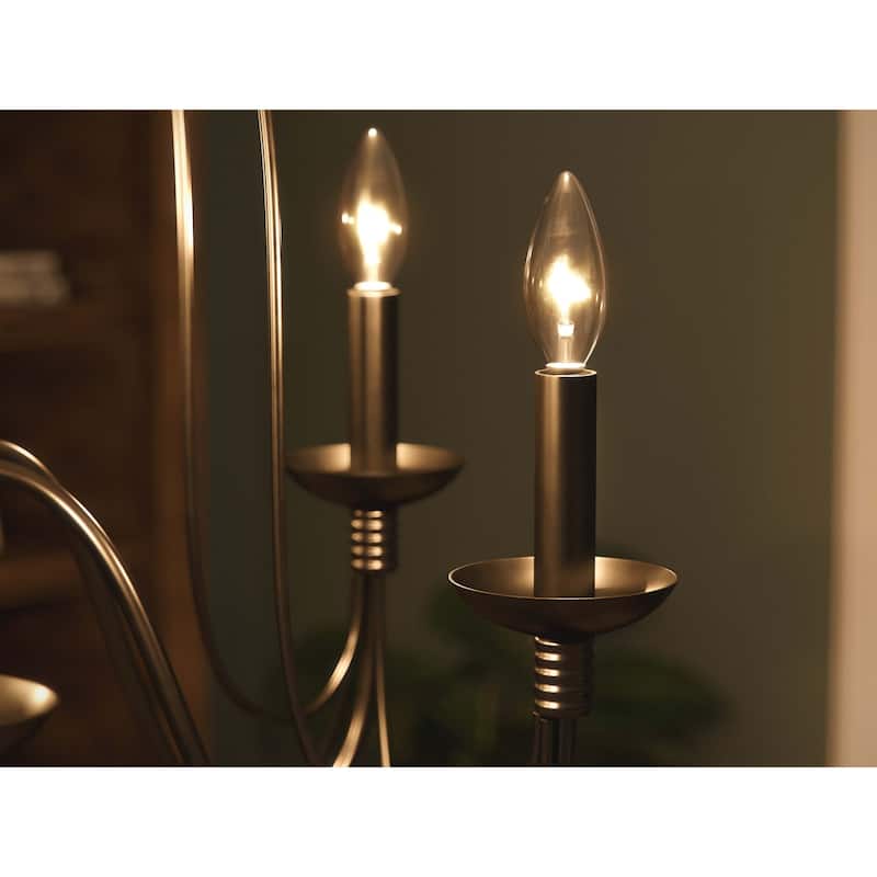 Kenroy Home Pannier 6-Light Chandelier - Oil Rubbed Bronze
