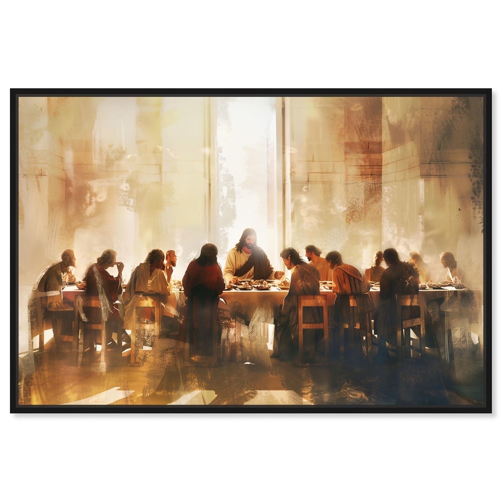 Supper in His Light Canvas by Art Remedy