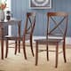 Simple Living Albury Dining Chairs (Set of 2) - Brown