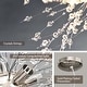 preview thumbnail 81 of 79, 8/9/12/16-Light Modern Linear Sputnik Firework Dandelion Crystal Chandelier