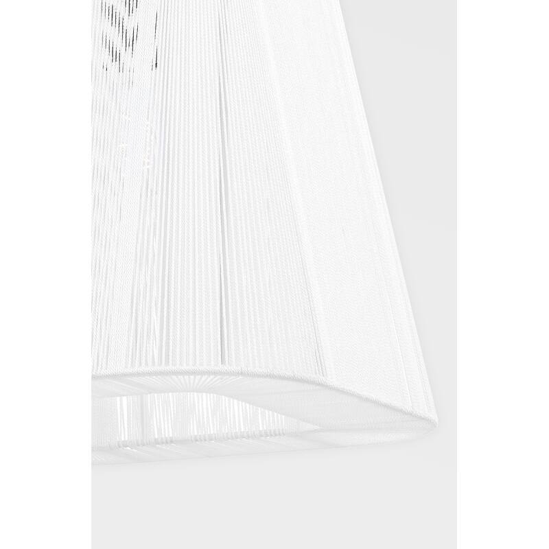 Verona Beach 1 Light Flush Mount - Aged Brass
