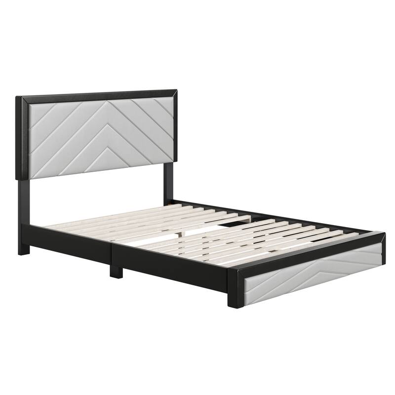 Boyd Sleep Arden Faux Leather Platform Bed Frame