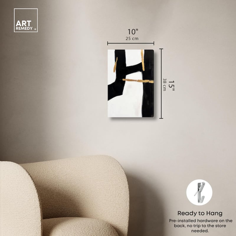 Dichotomy I Canvas by Art Remedy, Gallery Wrapped
