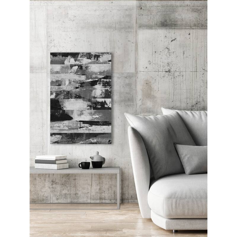 Striking Contrast Print on Wrapped Canvas