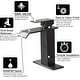 preview thumbnail 4 of 40, Vibrantbath Commercial Waterfall Spout Bathroom Sink Faucet