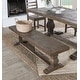 preview thumbnail 9 of 15, Kasey Reclaimed Wood Dining Bench by Kosas Home 66 inches