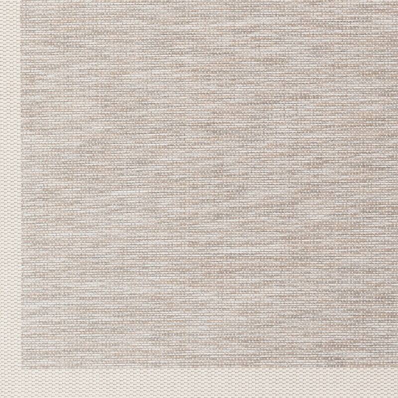 Cammie Solid Bordered Outdoor Area Rug