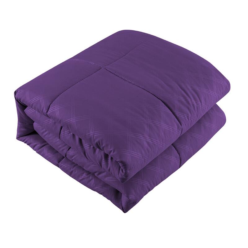 10-piece Solid Color Microfiber Comforter and Sheets Set