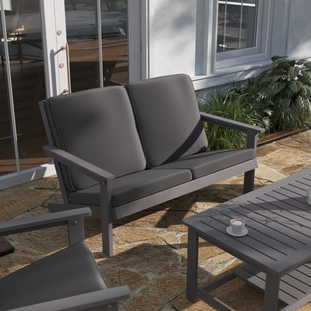 Adirondack loveseat deals cushions