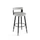 Option Light Grey Polyester / Black Metal