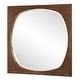 preview thumbnail 4 of 4, Uttermost Garonne Square Walnut Mirror - 40'' H X 40'' W X 1.75'' D