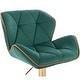 preview thumbnail 18 of 41, Modern Home Luxe Spyder Contemporary Adjustable Suede Barstool - Modern Comfortable Adjusting Height Counter/Bar Stool