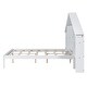 preview thumbnail 22 of 41, Rustic Wood Platform Bed with House-Shaped Headboard & Built-in LED