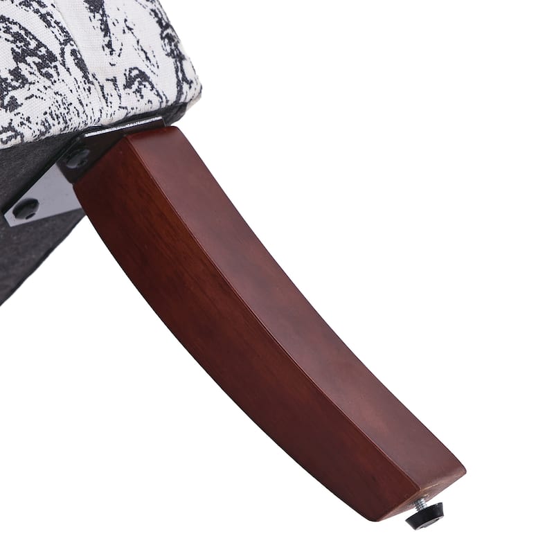 2 Set Traditional Rolled Arm Wing Back Accent Chair