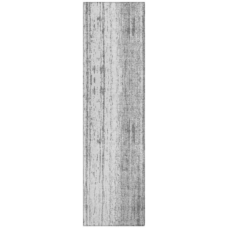 Machine Washable Indoor/ Outdoor Chantille Ombre Stripes Rug