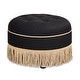 preview thumbnail 27 of 91, Yolanda 24" Upholstered Round Accent Ottoman