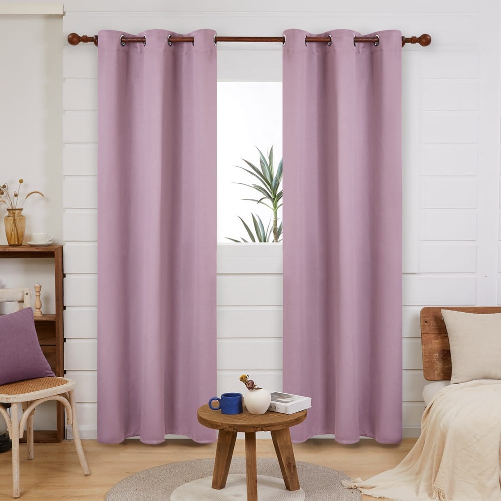 Deconovo Grommet 38 Width Curtain (2 Panel)