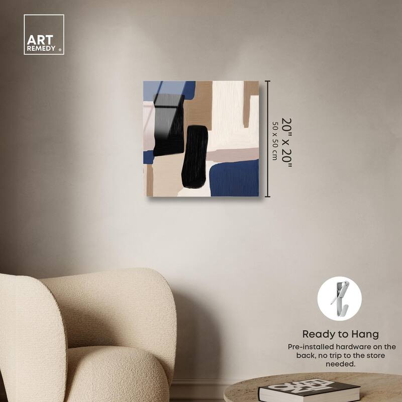 Blue Quietude I Acrylic by Art Remedy, Ready to Hang