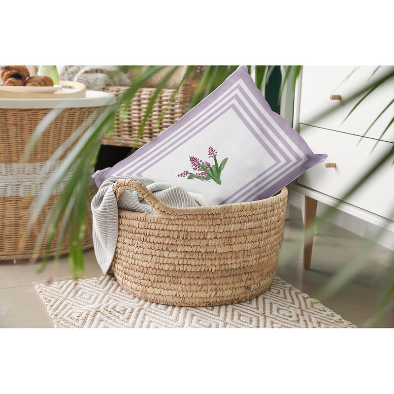Framed Bouquets Decorative Throw Pillow