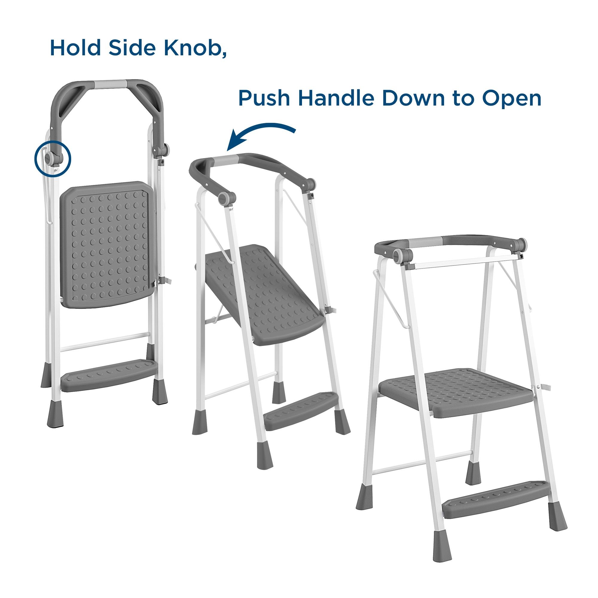 Step stools at bed top bath & beyond