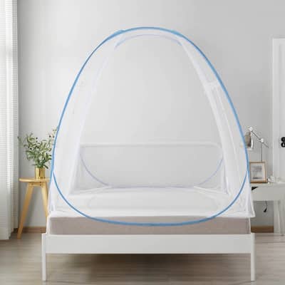 Sleep Time Cold Air Blocking Privacy Cozy Comfortable Pop Up Bed Tent