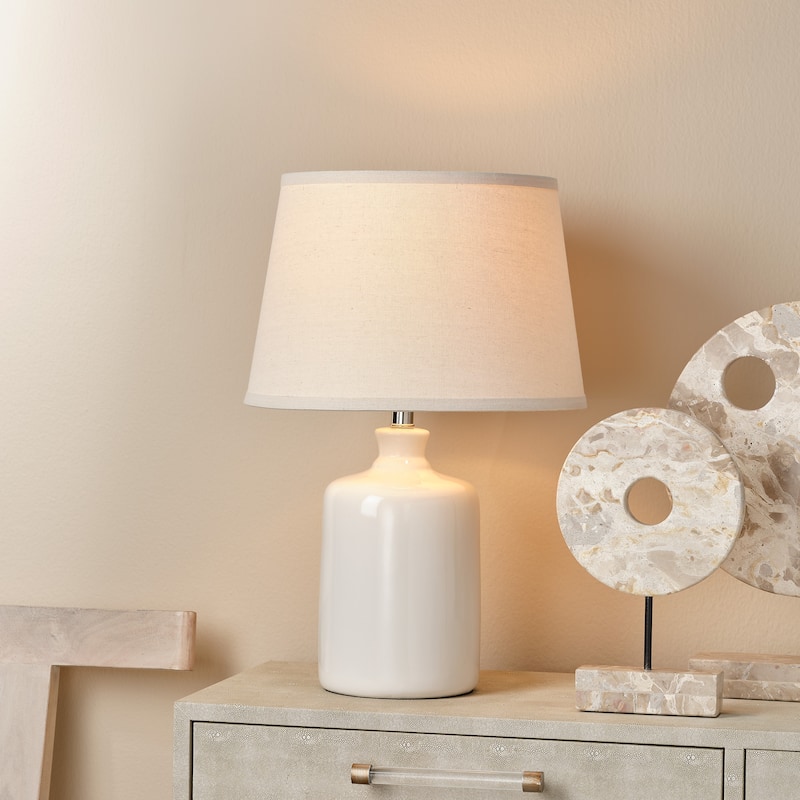 Alden Décor Sabina Jug Glass Table Lamp