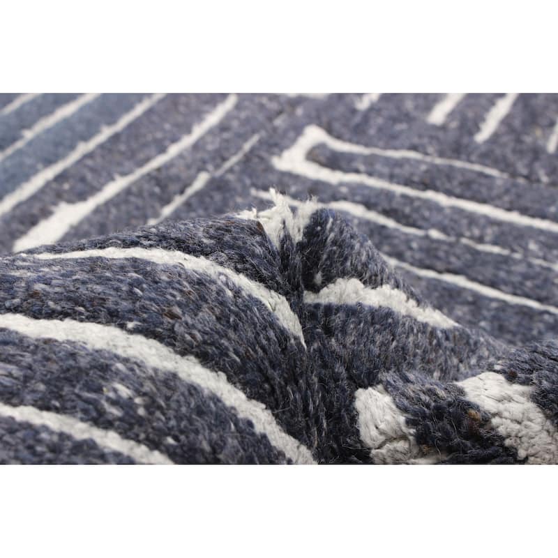 Tangier Navy Rug 5'0" x 7'9" - 5'0 x 7'9
