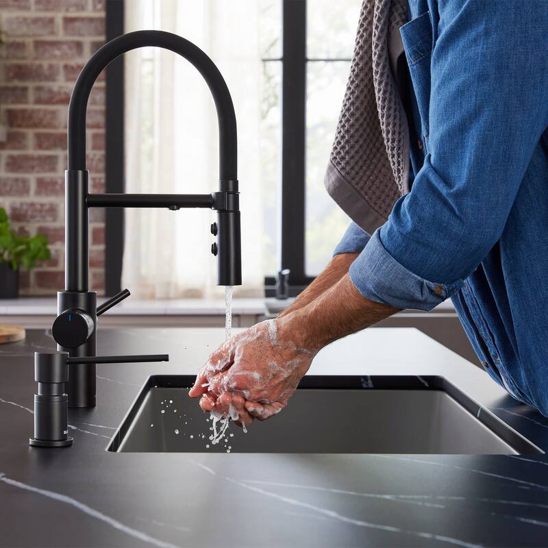 Blanco 442990 Catris Filter-Ready 1.5 GPM Single Hole Pre-Rinse Pull
