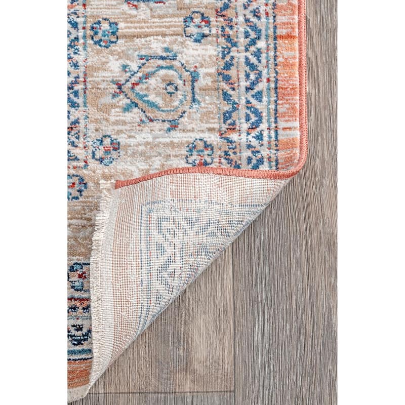 Nuloom Transitional Vintage Medallion Dalby Area Rug