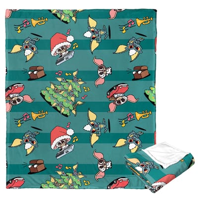 Warner Brothers Gremlins Holiday Madness Silk Touch Throw Blanket