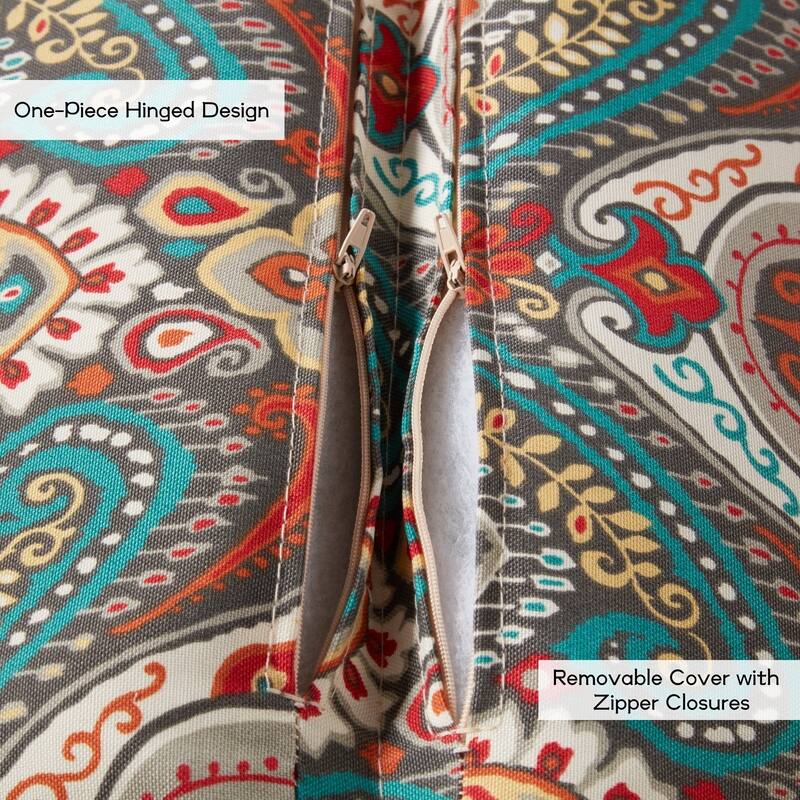 Greendale Home Fashions Outdoor High Back Chair Pad
