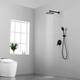 Clihome 5-Spray Patterns 10 in. Wall Mount Dual Shower Heads