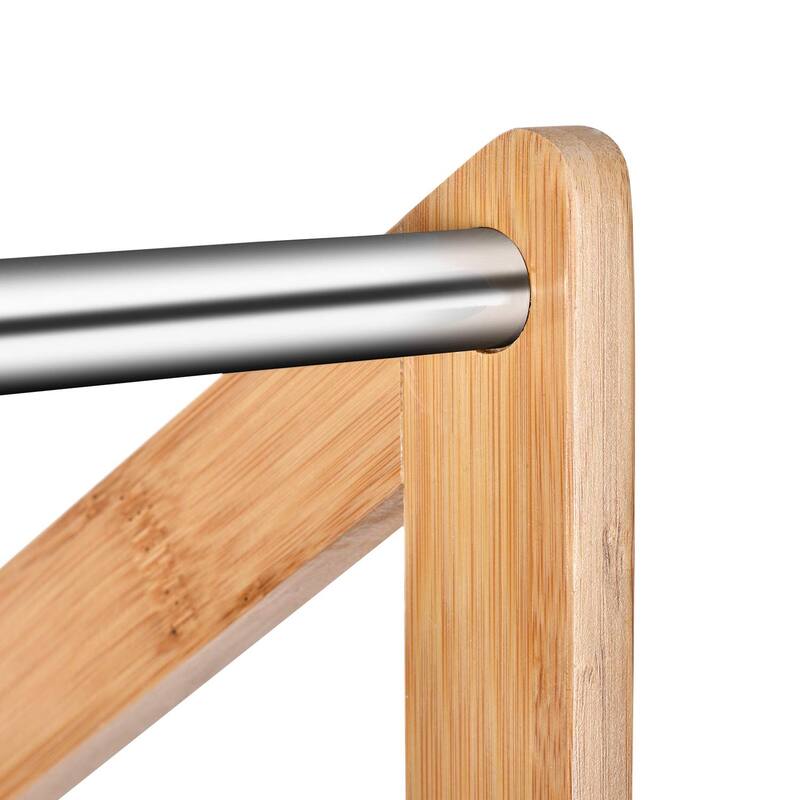 ToiletTree Products Bamboo Towel Rack Holder for Bathrooms (3 Tier) - Freestanding Beach Towel Stand with Towel Organizer